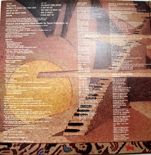 Stevie Wonder : Fulfillingness' First Finale (LP,Album,Stereo)