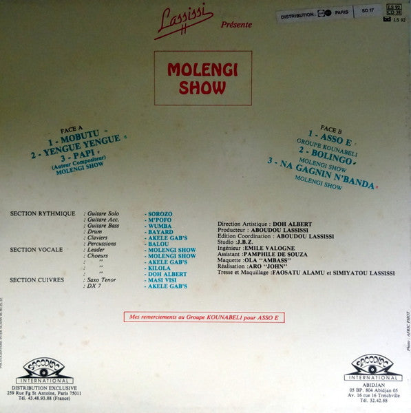 Molengi Show : Lassissi Présente Molengi Show (LP)