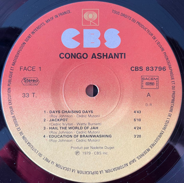 Congo* : Congo Ashanti (LP, Album)