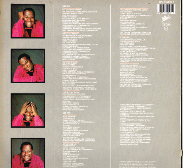 Luther Vandross : Forever, For Always, For Love (LP, Album)