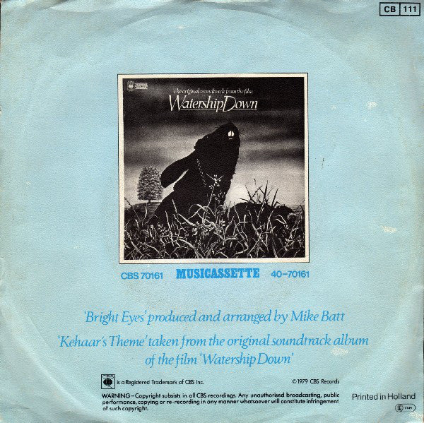 Art Garfunkel : Bright Eyes (7", Single)
