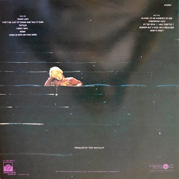David Soul : Playing To An Audience Of One (LP, Album, Gat)