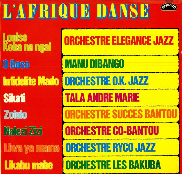 Various : L'Afrique Danse (LP, Comp)