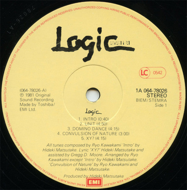 Logic System : Logic (LP, Album)