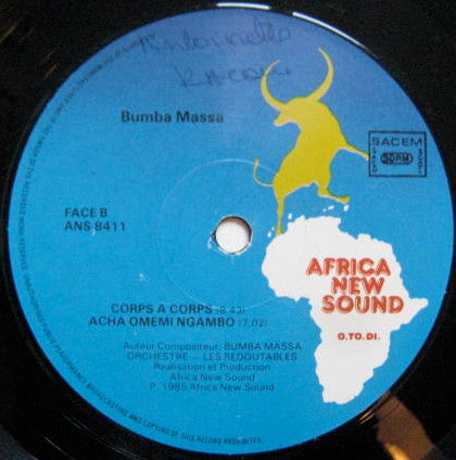 Bumba Massa Et Les Redoutables : Bumba Massa Et Les Redoutables (LP)