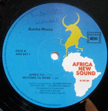 Bumba Massa Et Les Redoutables : Bumba Massa Et Les Redoutables (LP)