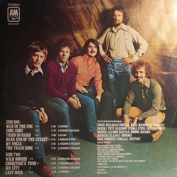 The Flying Burrito Brothers* : Hot Burrito (LP, Comp)