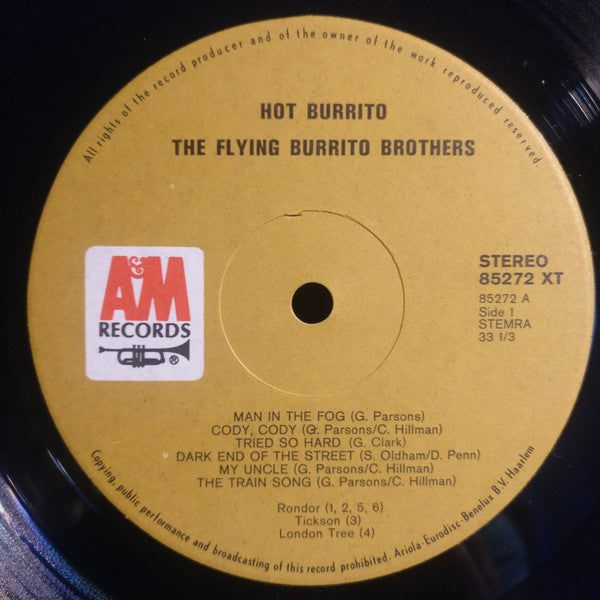 The Flying Burrito Brothers* : Hot Burrito (LP, Comp)