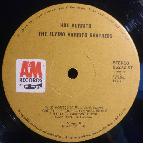 The Flying Burrito Brothers* : Hot Burrito (LP, Comp)