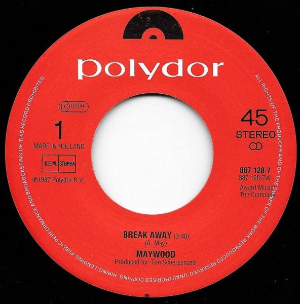 Maywood : Break Away (7", Single)