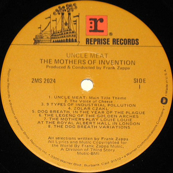 The Mothers Of Invention* : Uncle Meat (2xLP, Album, RE, Jac)