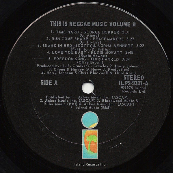 Various : This Is Reggae Music Vol. 2 (LP, Comp)