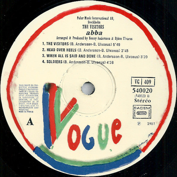 ABBA : The Visitors (LP, Album)