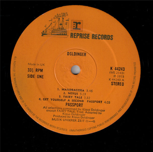 Passport (2) : Doldinger (LP, Comp)
