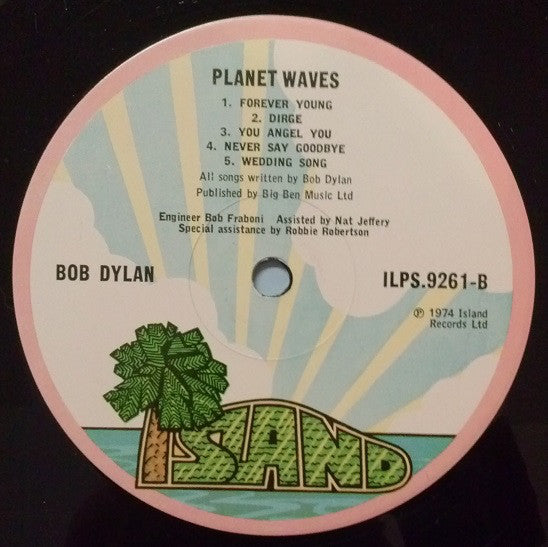 Bob Dylan : Planet Waves (LP, Album)