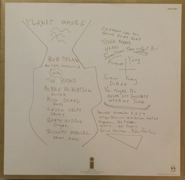 Bob Dylan : Planet Waves (LP, Album)