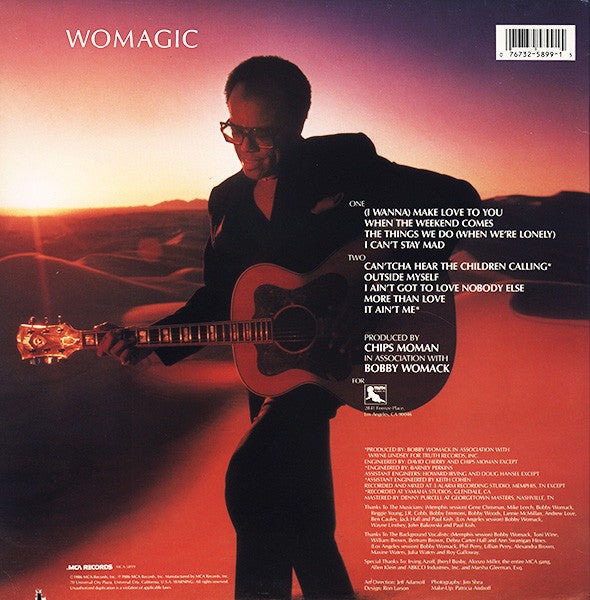 Bobby Womack : Womagic (LP,Album,Stereo)