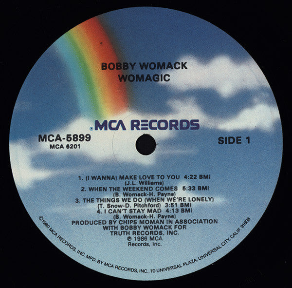 Bobby Womack : Womagic (LP,Album,Stereo)