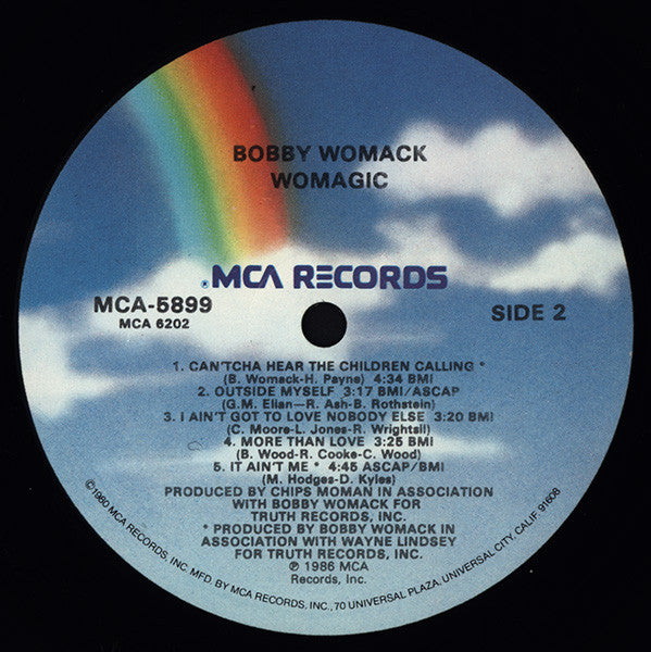 Bobby Womack : Womagic (LP,Album,Stereo)