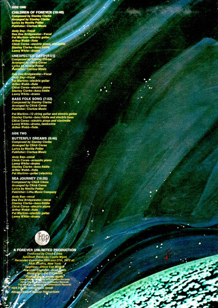 Stan Clarke* : Children Of Forever (LP, Album)