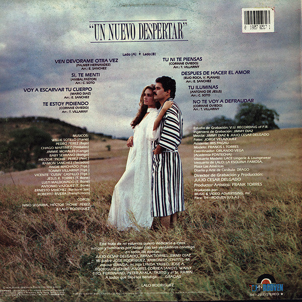 Lalo Rodriguez : Un Nuevo Despertar (LP, Album)