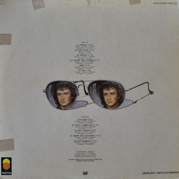 Michel Sardou - Michel Sardou (LP, Album, Gat) - De Platen Aap – Vinylwinkel in Brielle & online webshop voor muziekliefhebbers