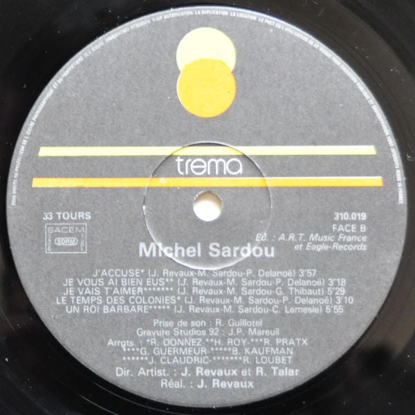 Michel Sardou - Michel Sardou (LP, Album, Gat) - De Platen Aap – Vinylwinkel in Brielle & online webshop voor muziekliefhebbers
