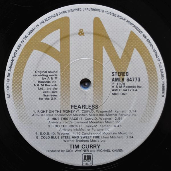 Tim Curry : Fearless (LP, Album)