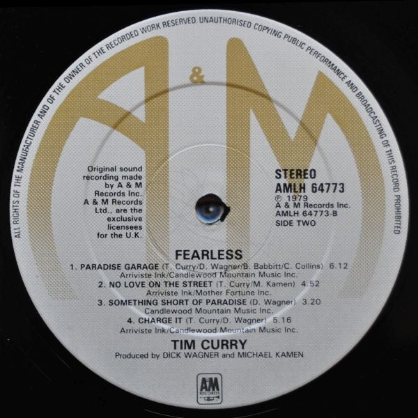 Tim Curry : Fearless (LP, Album)