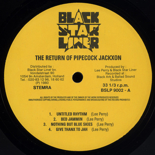 Lee "Scratch" Perry* : The Return Of Pipecock Jackxon (LP, Album)
