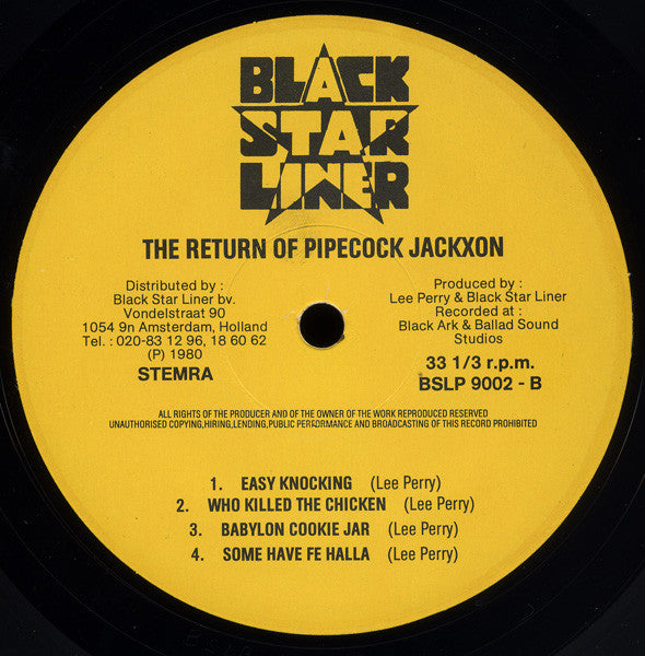 Lee "Scratch" Perry* : The Return Of Pipecock Jackxon (LP, Album)