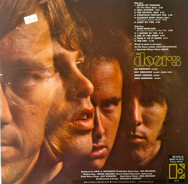The Doors - The Doors (LP, Album, RE) - De Platen Aap – Vinylwinkel in Brielle & online webshop voor muziekliefhebbers