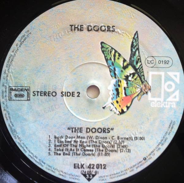 The Doors - The Doors (LP, Album, RE) - De Platen Aap – Vinylwinkel in Brielle & online webshop voor muziekliefhebbers
