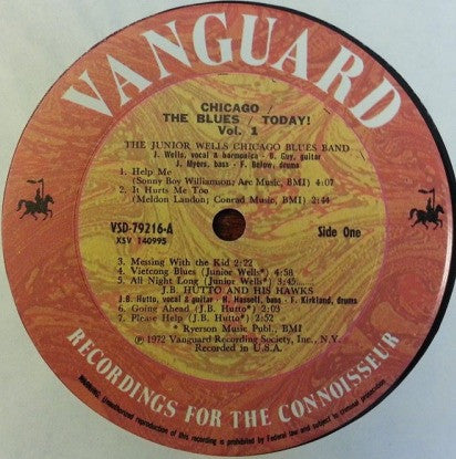 Various : Chicago/The Blues/Today! Vol. 1 (LP, Album, RE)