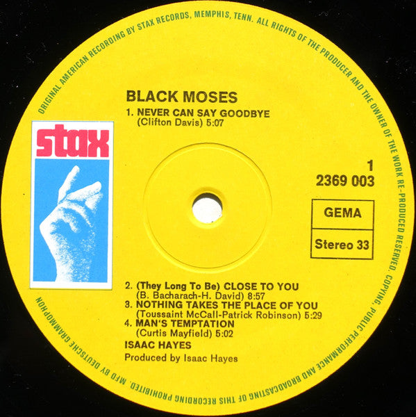 Isaac Hayes : Black Moses (2xLP, Album, Fol)
