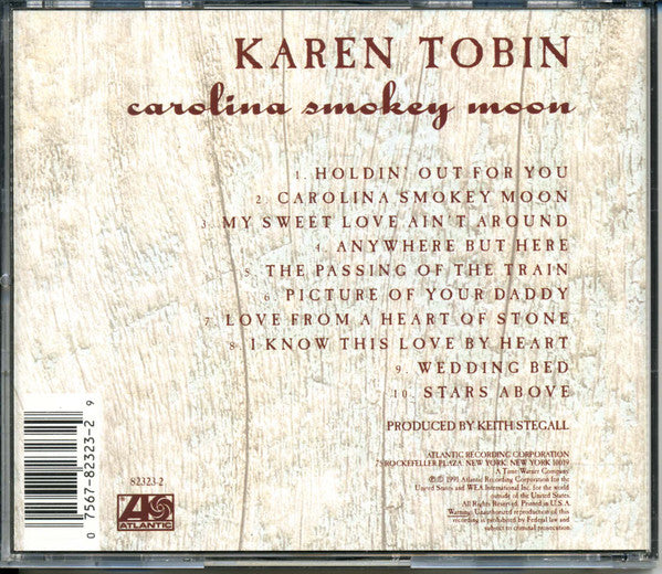Karen Tobin - Carolina Smokey Moon (CD, Album) - De Platen Aap – Vinylwinkel in Brielle & online webshop voor muziekliefhebbers