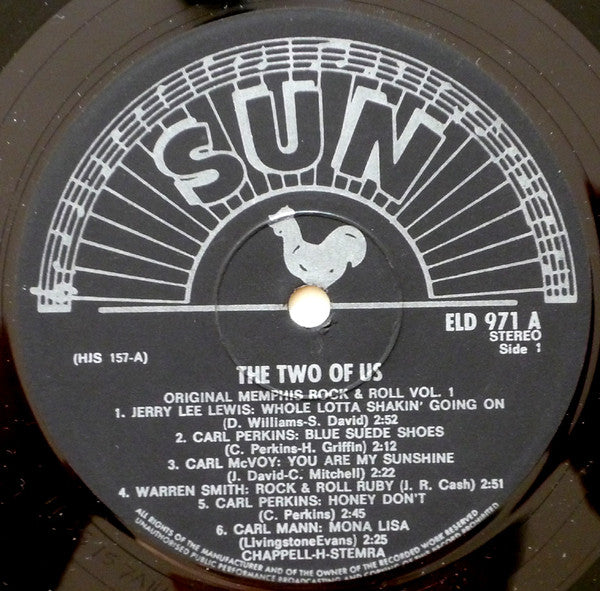 Various : The 2 Of Us - Original Memphis Rock&Roll Vol.1 (2xLP, Comp)