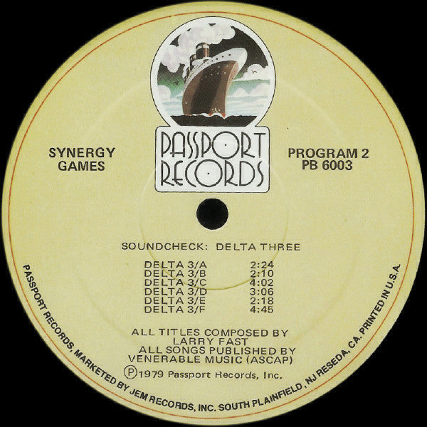 Synergy (3) : Games (LP, Album)