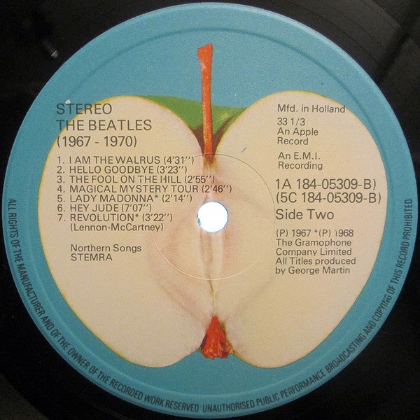 The Beatles : 1967-1970 (2xLP, Comp, RE)