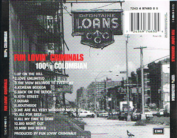 Fun Lovin' Criminals : 100% Colombian (CD, Album + CD, Maxi)