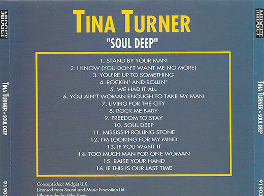 Tina Turner - Soul Deep (CD, Comp) - De Platen Aap – Vinylwinkel in Brielle & online webshop voor muziekliefhebbers