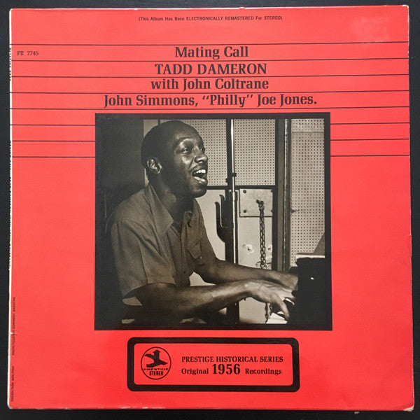 Tadd Dameron With John Coltrane, John Simmons, "Philly" Joe Jones : Mating Call (LP, Album, RE, RM)