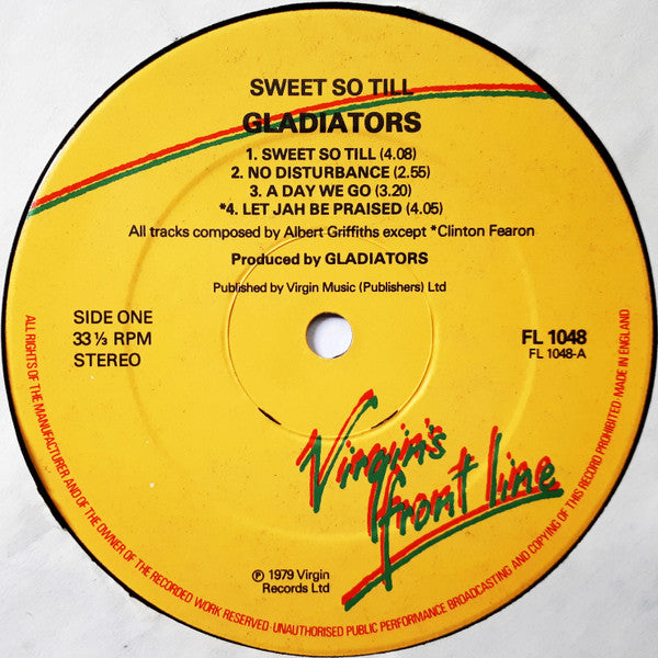 Gladiators, The : Sweet So Till (LP,Album)