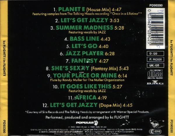 KC Flightt - In Flightt (CD, Album) - De Platen Aap – Vinylwinkel in Brielle & online webshop voor muziekliefhebbers