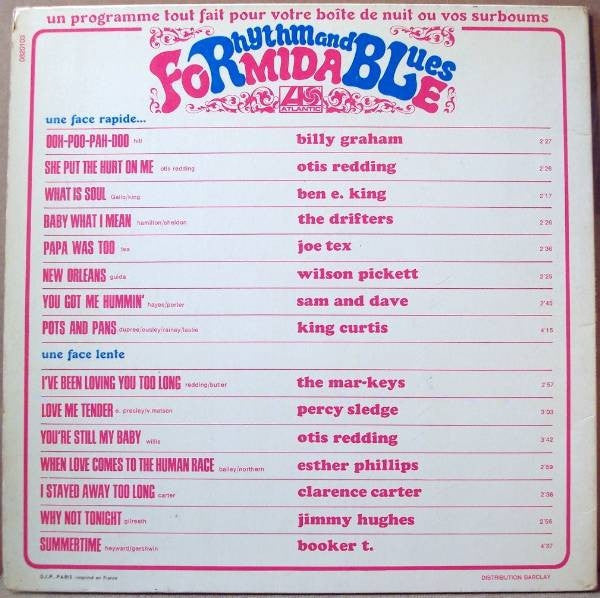 Various : Rhythm And Blues Formidable (LP, Comp, RE)