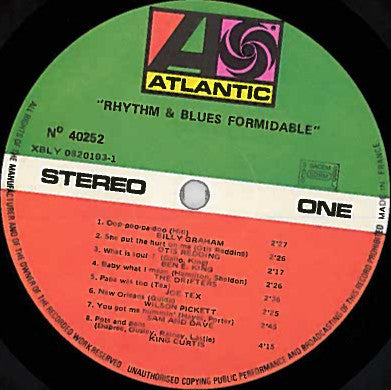 Various : Rhythm And Blues Formidable (LP, Comp, RE)