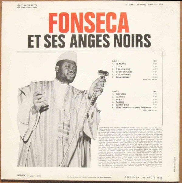 Fonseca Et Ses Anges Noirs : Fonseca Et Ses Anges Noirs (LP)