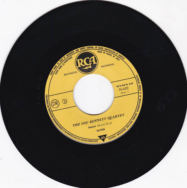 The Lou Bennett Quartet : Amen (7", EP, Mono, Yel)