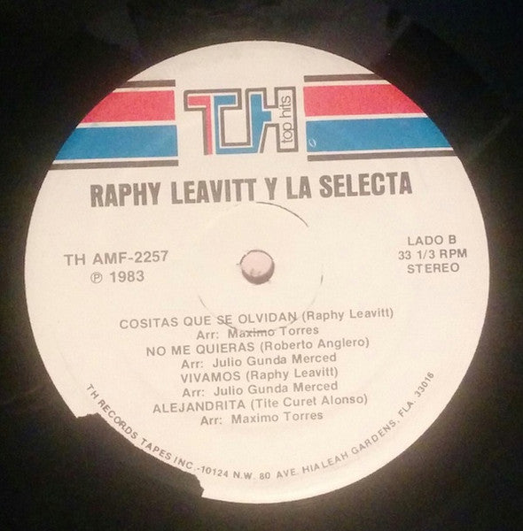 Raphy Leavitt Y La Selecta* : Siempre Alegre (LP, Album)
