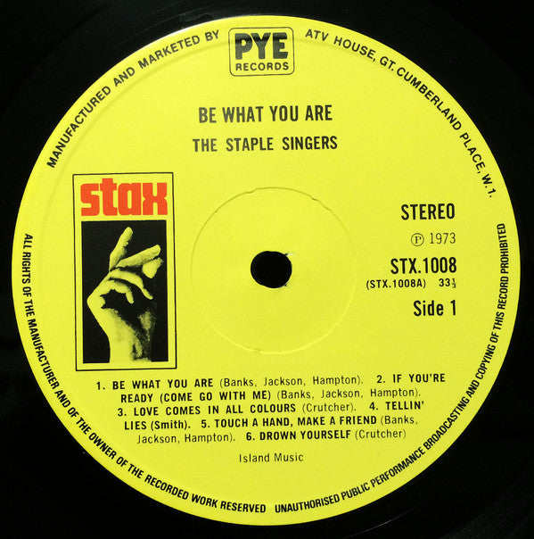 The Staple Singers : Be What You Are (LP, Album, RE)